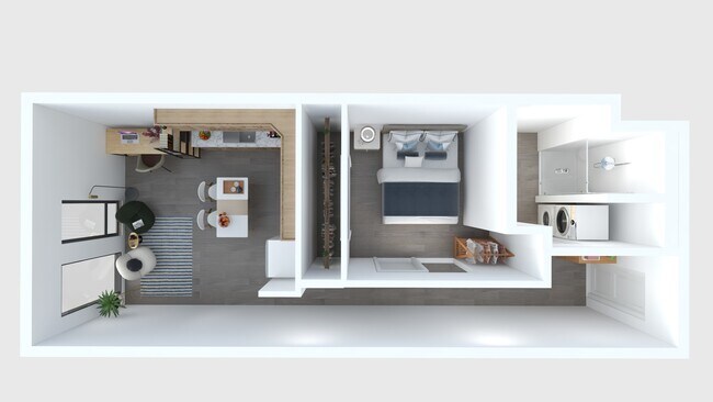 1 Bed E.1 - MFTE, Utilities Included 308MFTE floor plan